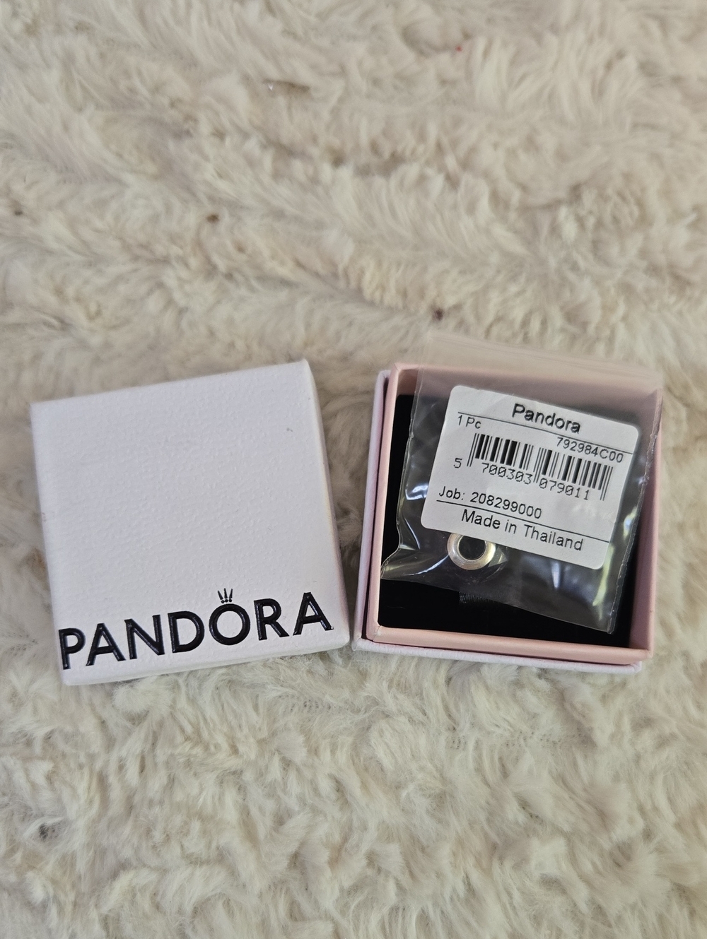 Pandora Silver Charm with Box